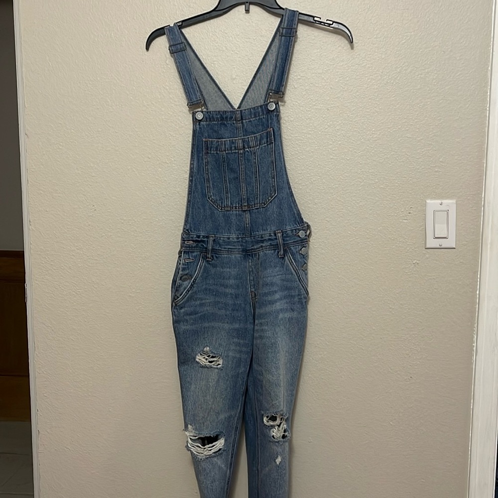 Blue over all only worn once